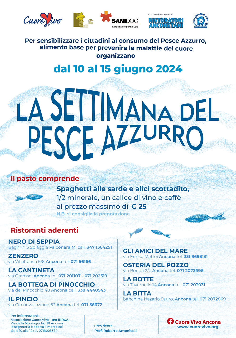 la settimana del pesce azzurro